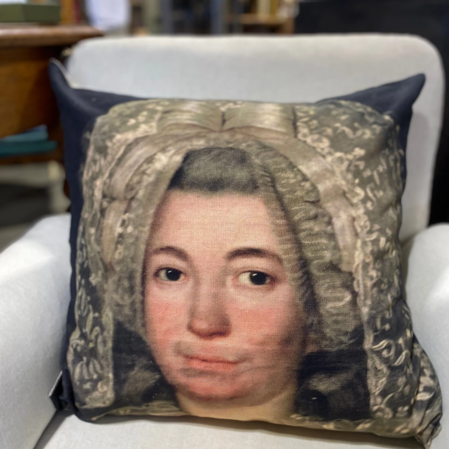 Vox Populi Portrait Cushion No 31- 60 X 60 3 Vox Populi Portrait Cushion No 31- 60 X 60