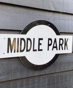 Scout House Gifts Middle Park Victorian Railways Enamel Sign