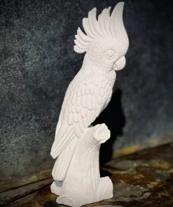 Egregia Gifts COCKATOO ALABASTER - 25 Cm