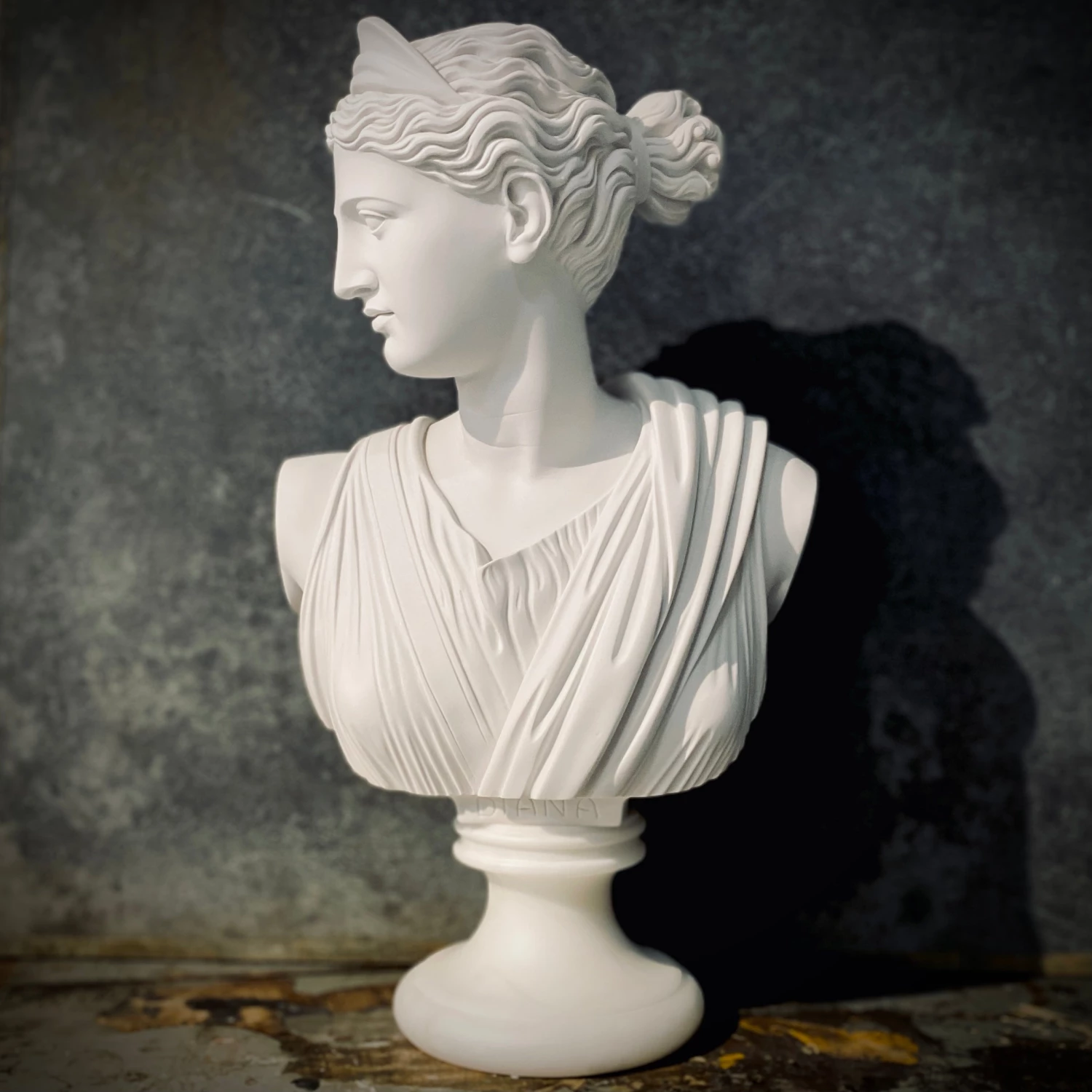 Egregia 56cm DIANA ALABASTER BUST 3 Egregia 56cm DIANA ALABASTER BUST