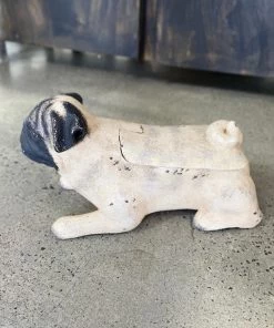 Scout Gifts Nostalgic Wooden Mops Dog Figure - Pug