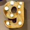 Scout House Vintage Letter 'G' Light Gifts
