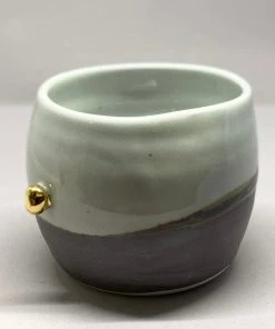 Scout House Gifts Medium Bowl With Gold Dot - Bridget Bodenham