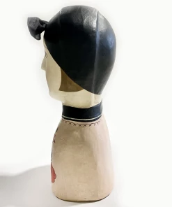 Scout House European Hand Made Papier Mâché Clarisse Wig Doll Gifts