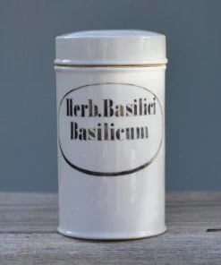 Scout House Kitchenware Vintage Ceramic Apothecary Canister