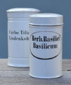 Scout House Kitchenware Vintage Ceramic Apothecary Canister