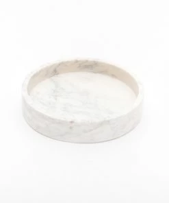 Marble Basic Round Roman Tray - Small