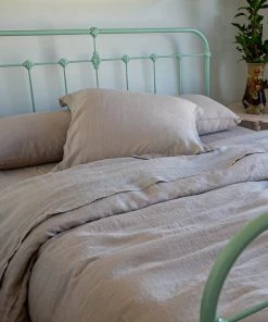 Scout House Scout Portuguese Linen Quilt Cover Set- King - Linen Textiles