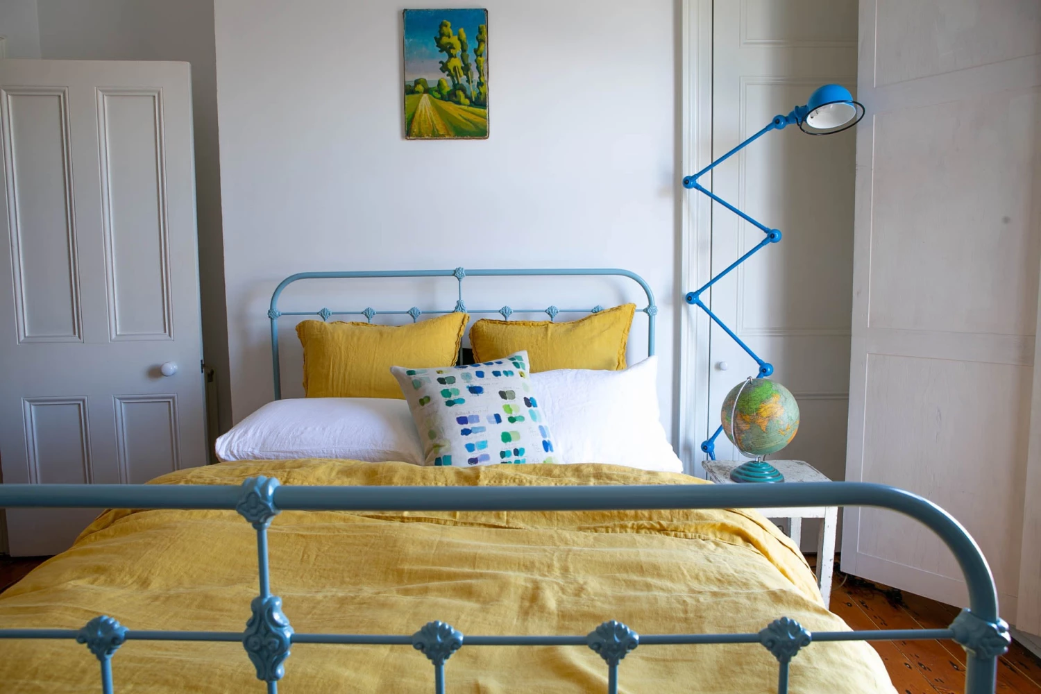 Scout House Scout Portuguese Linen Quilt Cover Set - Queen- Mustard Textiles 4 Scout House Scout Portuguese Linen Quilt Cover Set - Queen- Mustard Textiles