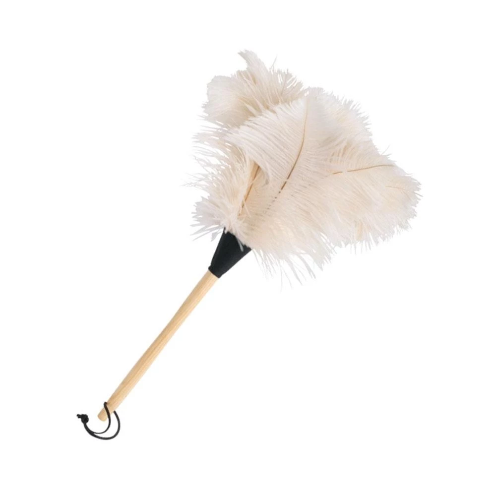Redecker White Ostrich Feather Duster 50cm Long 3 Redecker White Ostrich Feather Duster 50cm Long