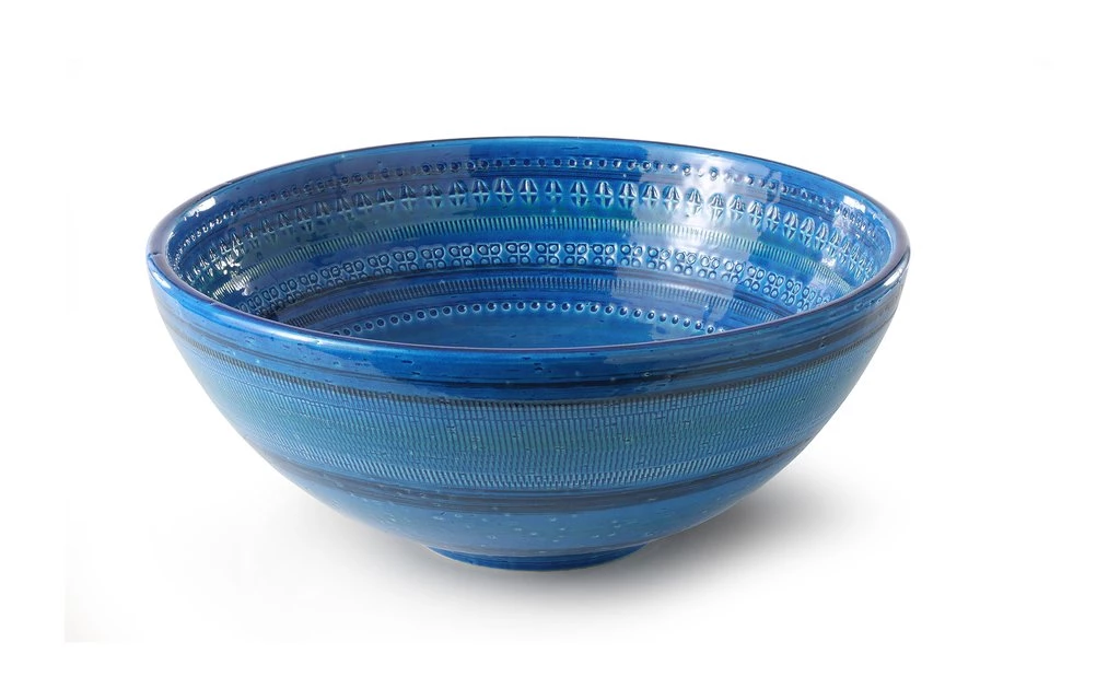 Bitossi Italy Ceramic Large Blue Bowl Gifts 4 Bitossi Italy Ceramic Large Blue Bowl Gifts