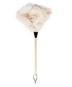 Redecker White Ostrich Feather Duster 90cm Long