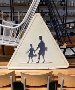SCOUT Original 1960's French School Crossing Sign