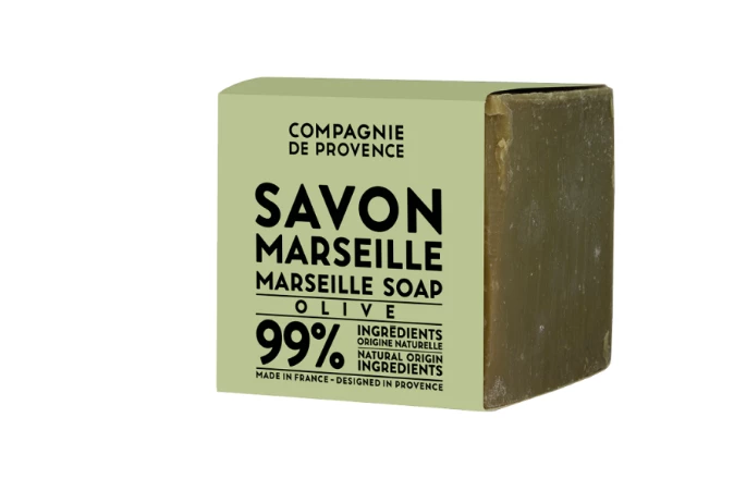 Homewares Compagnie De Provence -Marseille Soap Olive 3 Homewares Compagnie De Provence -Marseille Soap Olive