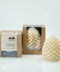 Scout Queen B Beeswax Pinecone Candle - Large Homewares