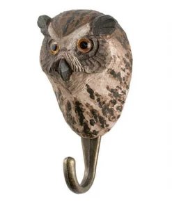 Scout House Hand Carved Wooden Wall Hook - Eagle Owl Gifts 5 Scout House Hand Carved Wooden Wall Hook - Eagle Owl Gifts