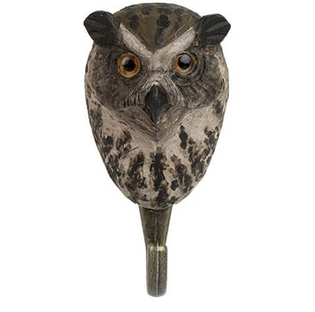 Scout House Hand Carved Wooden Wall Hook - Eagle Owl Gifts 3 Scout House Hand Carved Wooden Wall Hook - Eagle Owl Gifts