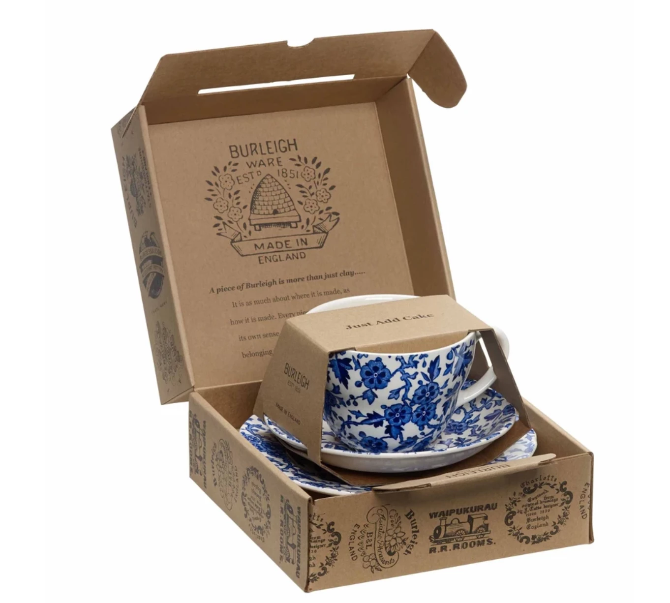 Kitchenware Burleigh UK Blue Arden - Three Piece Breakfast Set 3 Kitchenware Burleigh UK Blue Arden - Three Piece Breakfast Set