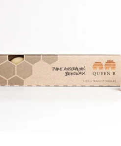 Scout Queen B 6 Hours Tealight Candles With Re-usable Clear Cups -Pack Of 5