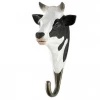 Scout House Gifts Hand Carved Wooden Wall Hook - Black And White Cow 2 Scout House Gifts Hand Carved Wooden Wall Hook - Black And White Cow