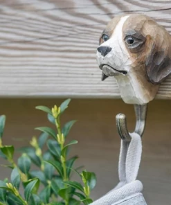 Scout House Hand Carved Wooden Wall Hook - Dog 5 Scout House Hand Carved Wooden Wall Hook - Dog