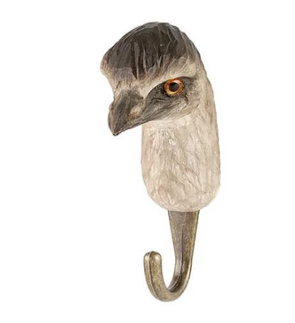 Scout House Hand Carved Wooden Wall Hook - Emu Gifts 3 Scout House Hand Carved Wooden Wall Hook - Emu Gifts