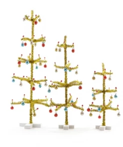 Scout VICTORIAN TINSEL TREE - GOLD Homewares