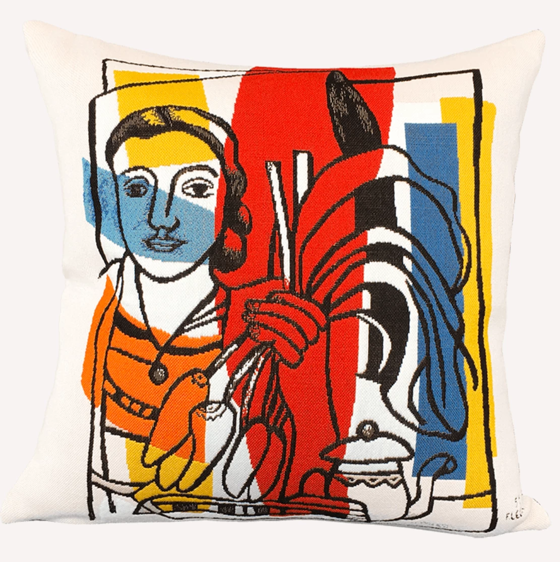 Jules Pansu Gifts Ferdinand Leger- La Botte De Navets -Cushion - 45 X 45 3 Jules Pansu Gifts Ferdinand Leger- La Botte De Navets -Cushion - 45 X 45