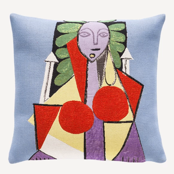 Jules Pansu Pablo Picasso- Femme Dans Un Fauteuil - Cushion - 45 X 45 3 Jules Pansu Pablo Picasso- Femme Dans Un Fauteuil - Cushion - 45 X 45