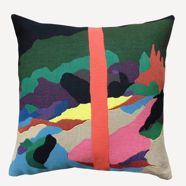 Jules Pansu Gifts Florent Groc - Aire De La Moure Cushion - 45 X 45 3 Jules Pansu Gifts Florent Groc - Aire De La Moure Cushion - 45 X 45