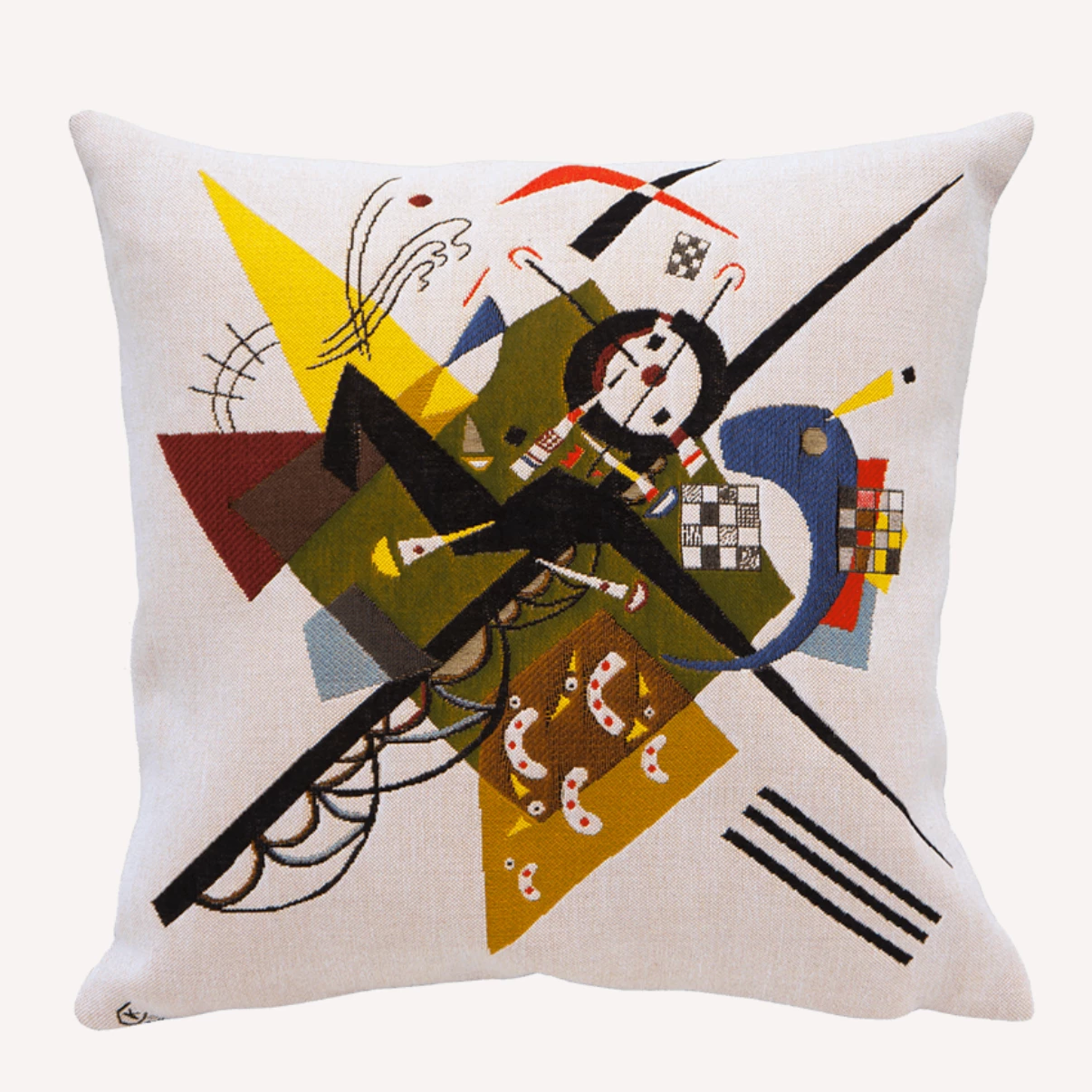 Jules Pansu Gifts Wassily Kandinsky- Auf Weisse II - Cushion - 45 X 45 3 Jules Pansu Gifts Wassily Kandinsky- Auf Weisse II - Cushion - 45 X 45