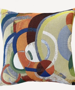 Jules Pansu Robert Delaunay- Manรจge De Cochons Cushion - 45 X 45cm