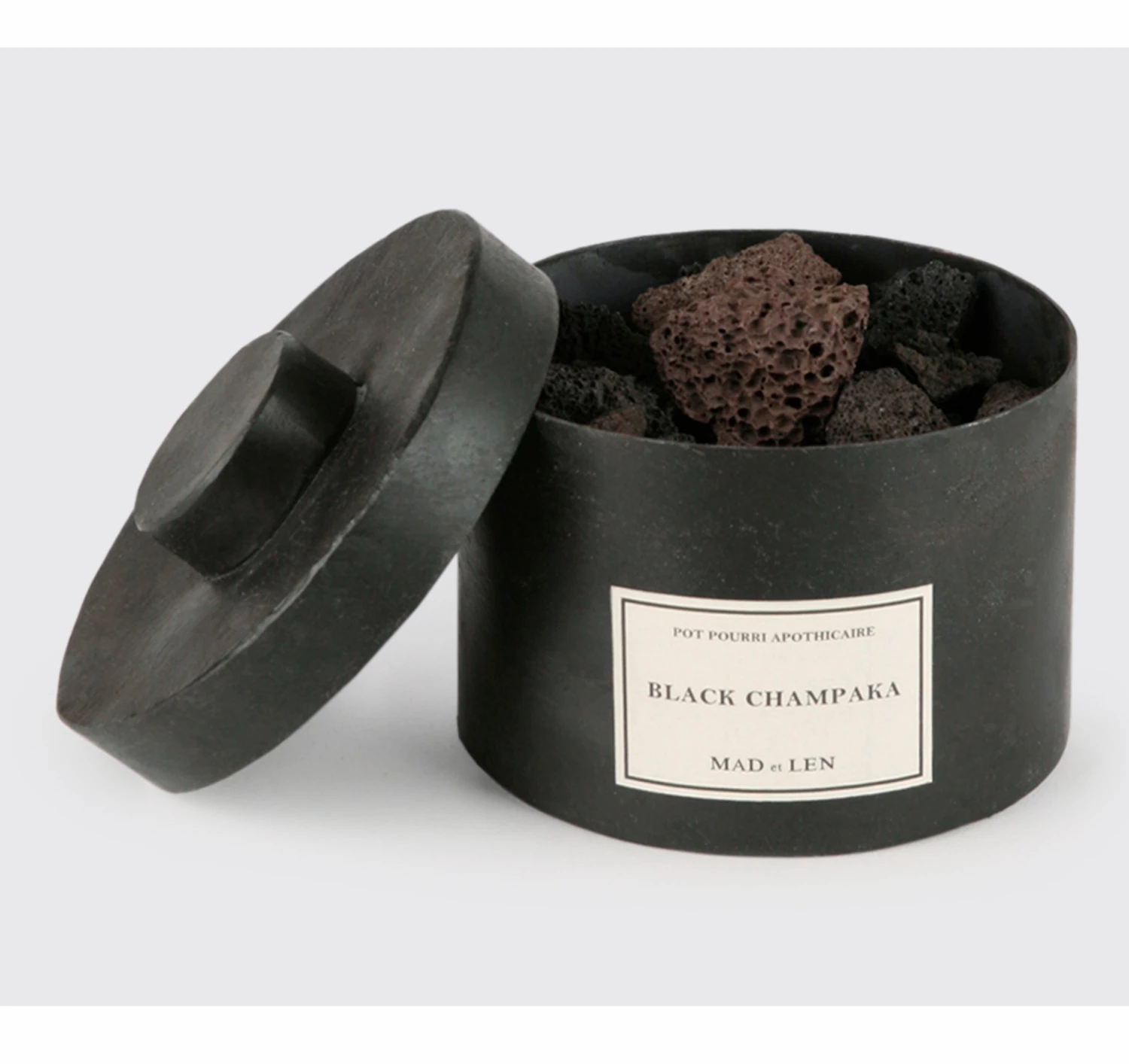 Home Fragrance MAD ET LEN - POT POURRI APOTHICAIRE LAVA ROCKS - BLACK CHAMPAKA 4 Home Fragrance MAD ET LEN - POT POURRI APOTHICAIRE LAVA ROCKS - BLACK CHAMPAKA