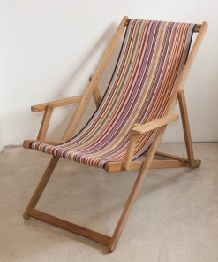 Scout Deck Chair With Arms And Cushion - Tom Multi