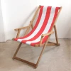 Scout Furniture Deck Chair In Red Block Stripe With Arms 2 Scout Furniture Deck Chair In Red Block Stripe With Arms