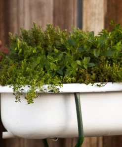 Scout House Vintage European Enamel Bath In Stand 12 Scout House Vintage European Enamel Bath In Stand