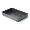 Chef Inox Galvanised Black Rectangle Tray 1 Chef Inox Galvanised Black Rectangle Tray