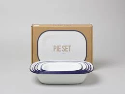 Falcon Enamelware Homewares Falcon Enamel Pie Set 7 Falcon Enamelware Homewares Falcon Enamel Pie Set