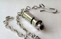 Scout Homewares The Acme No. 15 Infantry Officers Metropolitan Whistle - Silver 7 Scout Homewares The Acme No. 15 Infantry Officers Metropolitan Whistle - Silver