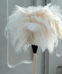 Redecker White Ostrich Feather Duster 50cm Long 7 Redecker White Ostrich Feather Duster 50cm Long