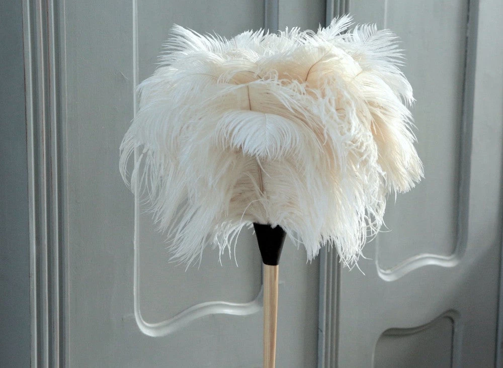 Redecker White Ostrich Feather Duster 50cm Long 5 Redecker White Ostrich Feather Duster 50cm Long