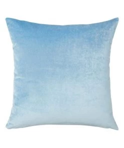 Iosis France Velvet Berlingot Cushion In Powder Blue 45cm Gifts