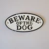 Scout Pet Cast Iron Beware Of The Dog Sign 2 Scout Pet Cast Iron Beware Of The Dog Sign