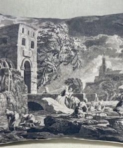 Vox Populi Cushion Engraving No 12 - The Castle- 40 X 50cm Gifts