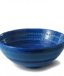Bitossi Italy Ceramic Large Blue Bowl Gifts
