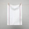 French 100% Cotton White Tea Towel With Red Epi & Blue Stripes By Charvet Editions Gifts 2 French 100% Cotton White Tea Towel With Red Epi & Blue Stripes By Charvet Editions Gifts