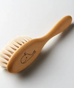 Baby Brush With Whale Decal By Redecker