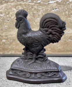 Scout House Gifts Rooster Door Stop
