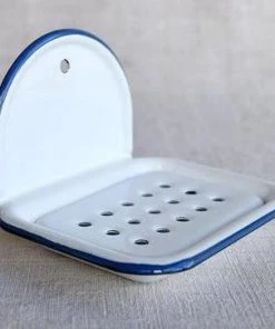 Scout Homewares Classic Crescent Top Enamel Soap Dish