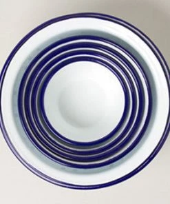 Falcon Enamelware Homewares Falcon Enamel Prep Set With Colander 12 Falcon Enamelware Homewares Falcon Enamel Prep Set With Colander